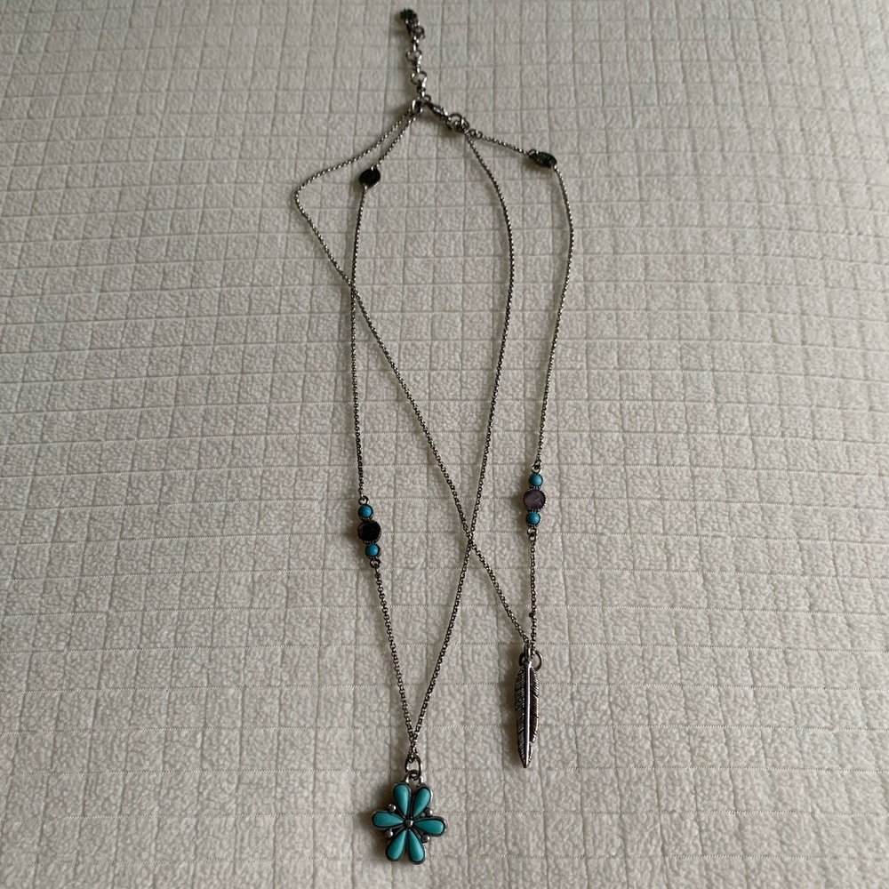 Lucky Brand dual strand reversible necklace - Picture 4 of 9